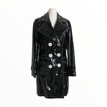 Load image into Gallery viewer, 1960s Style Vintage Wet-look Raincoat - ShopCurious