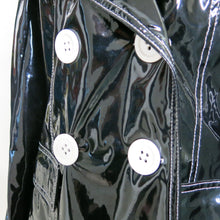 Load image into Gallery viewer, 1960s Style Vintage Wet-look Raincoat - ShopCurious