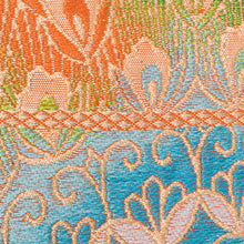 Load image into Gallery viewer, Peacock Feather Fan: Upcycled Obi Envelope Clutch/Shoulder Bag - ShopCurious