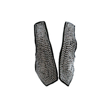 Load image into Gallery viewer, Pearl Beaded Vintage Black Velvet Waistcoat - ShopCurious