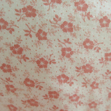 Load image into Gallery viewer, Ditsy Print Cream and Pink Prairie Dress with Handmade Lace Trim - ShopCurious