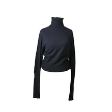 Load image into Gallery viewer, Black Roll Neck Pinko Sweater - shopcurious
