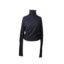 Load image into Gallery viewer, Black Roll Neck Pinko Sweater - shopcurious