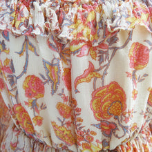 Load image into Gallery viewer, Puffy Sleeved Pre-Raphaelite Style Peach Dress - ShopCurious