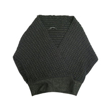 Load image into Gallery viewer, Preloved Sleeveless Black and Metallic Knit Crossover Glitter Jumper/Tank - ShopCurious