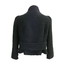 Load image into Gallery viewer, Preloved Nanette Lapore Black Bouclé Alpaca Mix Evening Jacket - ShopCurious