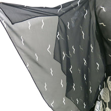 Load image into Gallery viewer, Preloved Zandra Rhodes for M&S Black and Cream Kaftan Top - ShopCurious