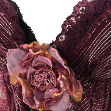 Load image into Gallery viewer, Disco Bra Top with Flower Corsage Embellishment - ShopCurious