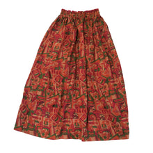 Load image into Gallery viewer, Samsara Skirt - Reversible Burgundy/Multicolour - shopcurious