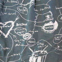 Load image into Gallery viewer, Samsara Skirt - Dark Grey with Scribble Print - shopcurious