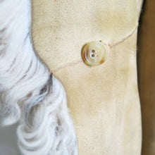 Load image into Gallery viewer, Vintage Y2K DKNY Reversible Mongolian Lamb/Suede Long Coat - ShopCurious