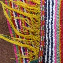 Load image into Gallery viewer, Handwoven South American Rainbow Poncho - ShopCurious