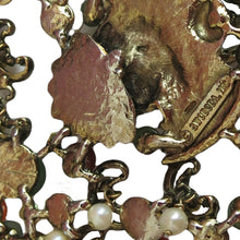 Load image into Gallery viewer, Garden Buddha - Vintage Swoboda Pendant with Semi-Precious Stones - shopcurious
