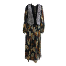 Load image into Gallery viewer, Pearl Beaded Vintage Black Velvet Waistcoat - ShopCurious
