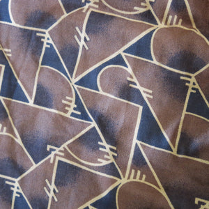 DIY Vintage Biba Fabric Bundle: Geometric Deco Print - ShopCurious