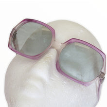 Load image into Gallery viewer, 1970s Vintage Givenchy "Ingrid" Oversized Lilac Sunglasses - ShopCurious