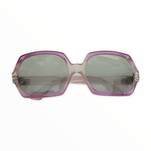 Load image into Gallery viewer, 1970s Vintage Givenchy "Ingrid" Oversized Lilac Sunglasses - ShopCurious