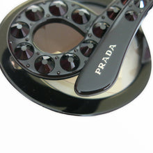 Load image into Gallery viewer, Pre-loved Prada Ornate Collection Black Sunglasses with Jet Crystal Detail in Original Case - ShopCurious