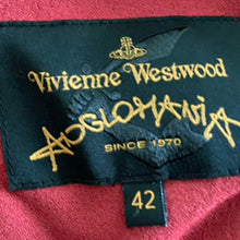 Load image into Gallery viewer, Vivienne Westwood Anglomania Russet Red Asymmetric Fond Dress - ShopCurious