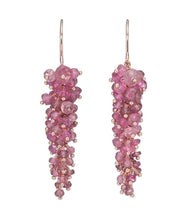 Load image into Gallery viewer, Wisteria Pink Tourmaline Drop Earrings - shopcurious
