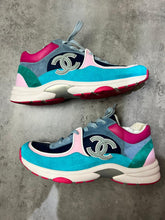 Load image into Gallery viewer, Preloved Chanel Running Shoes in Pink/Blue - shopcurious