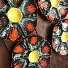 Load image into Gallery viewer, Vallauris Oyster Fat Lava Majolica Plate - ShopCurious