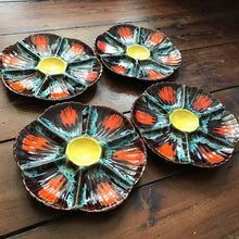 Load image into Gallery viewer, Vallauris Oyster Fat Lava Majolica Plate - ShopCurious