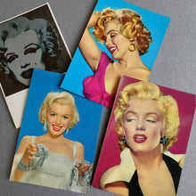 Load image into Gallery viewer, Vintage Marilyn Monroe Santoro Graphic London 1980s Postcards - Hollywood Memorabilia - shopcurious
