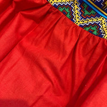 Load image into Gallery viewer, 1970s Red Cotton Boho Maxi Dress - ShopCurious