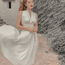 Load image into Gallery viewer, Marilyn Monroe's Iconic Ivory Subway Dress from "The seven year itch" Handmade to Order 1950s Vintage Style - shopcurious