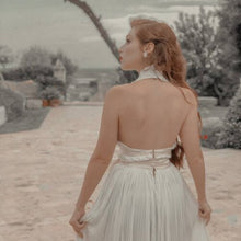 Load image into Gallery viewer, Marilyn Monroe's Iconic Ivory Subway Dress from "The seven year itch" Handmade to Order 1950s Vintage Style - shopcurious