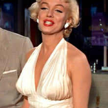 Load image into Gallery viewer, Marilyn Monroe's Iconic Ivory Subway Dress from "The seven year itch" Handmade to Order 1950s Vintage Style - shopcurious