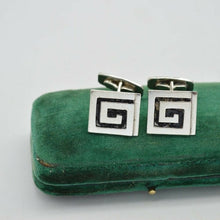 Load image into Gallery viewer, Vintage Sterling Silver Art Deco Cufflinks - ShopCurious
