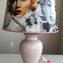 Load image into Gallery viewer, Marilyn Monroe Themed Lamp and Lampshade - shopcurious