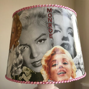 Marilyn Monroe Themed Lamp and Lampshade - shopcurious