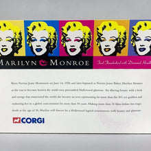 Load image into Gallery viewer, Marilyn Monroe '55 T-Bird by Corgi No. 39902 -1955 Ford Thunderbird from The Seven Year Itch Figurine MIB 1/32 Scale Diecast Car - shopcurious