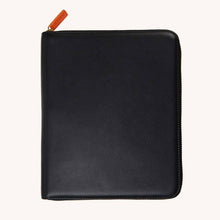 Load image into Gallery viewer, The First Class Leather Tech Case - Jet & Soft Sand - shopcurious