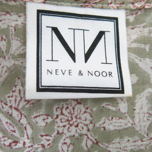 Block Printed Tiered Long Dress by Neve and Noor - shopcurious