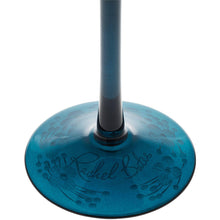 Load image into Gallery viewer, Cristobelle Champagne Saucer Pair - Peacock Blue - shopcurious