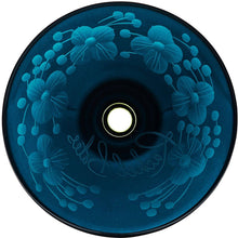 Load image into Gallery viewer, Cristobelle Champagne Saucer Pair - Peacock Blue - shopcurious