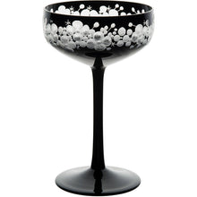 Load image into Gallery viewer, Isadora Champagne Saucer - Black Pair - shopcurious