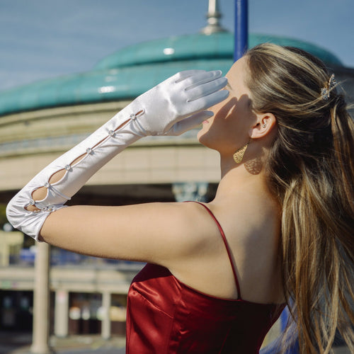 Calypso - Satin Opera Glove - shopcurious