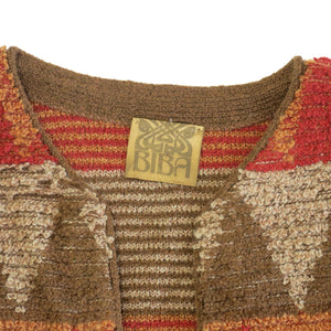 Vintage Biba Bouclé Wool Waistcoat – Orange - ShopCurious
