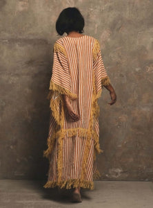 Creation Kaftan in Stripe by A Perfect Nomad - ShopCurious