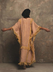 Creation Kaftan in Stripe by A Perfect Nomad - ShopCurious