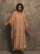 Load image into Gallery viewer, Creation Kaftan in Stripe by A Perfect Nomad - ShopCurious
