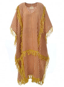 Creation Kaftan in Stripe by A Perfect Nomad - ShopCurious