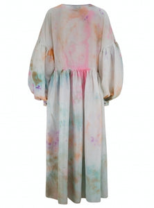 Dusk Cloud Dress in Hand-Dyed Silk by Klements - ShopCurious