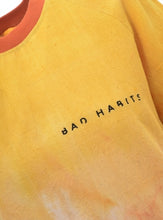 Load image into Gallery viewer, Washed Tie-Dye Logo T-Shirt in Liquid Sunshine by Bad Habits London - ShopCurious
