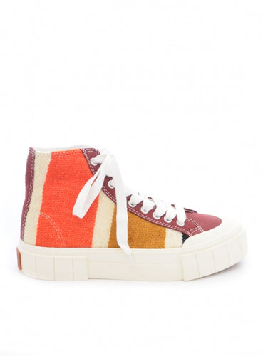 Palm Moroccan Sneaker in Brown by Good News - ShopCurious
